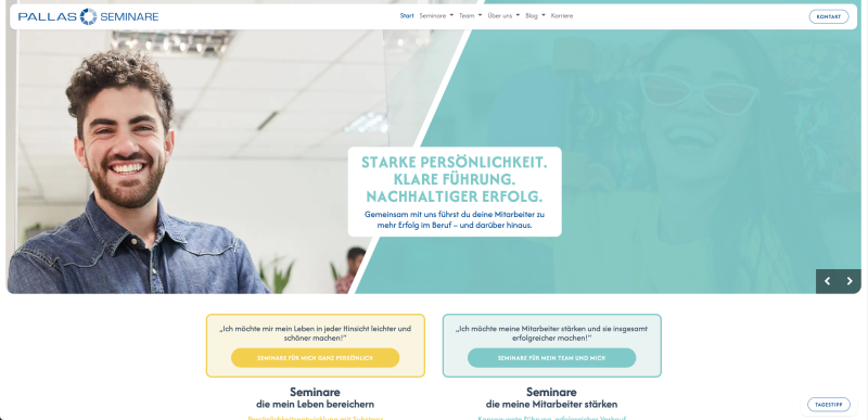 Update für PALLAS Seminare